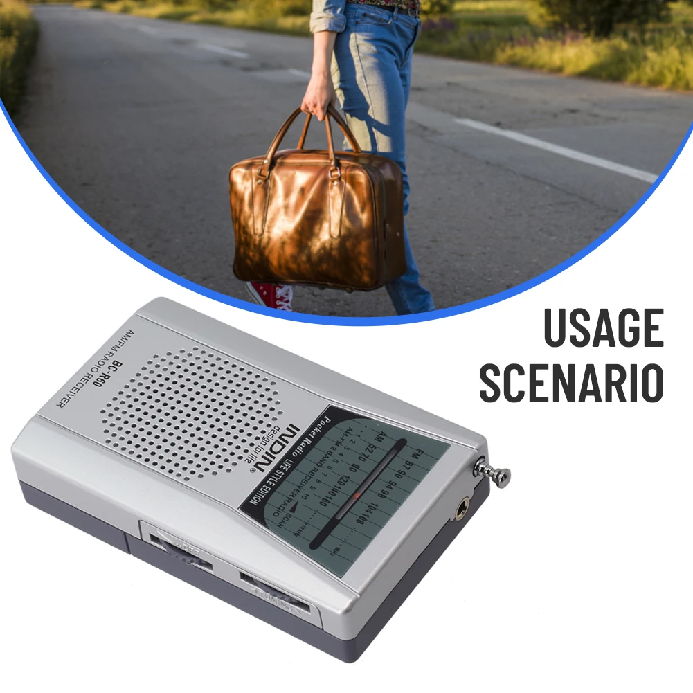 Manual Tune FM AM Radio Paranormal Indian BC R60 Retractable Antenna Built-In Speaker For Home Travels Hunting Test Equipment
Manual Tune FM AM Radio Paranormal Indian BC R60 Retractable Antenna Built-In Speaker For Home Travels Hunting Test Equipment