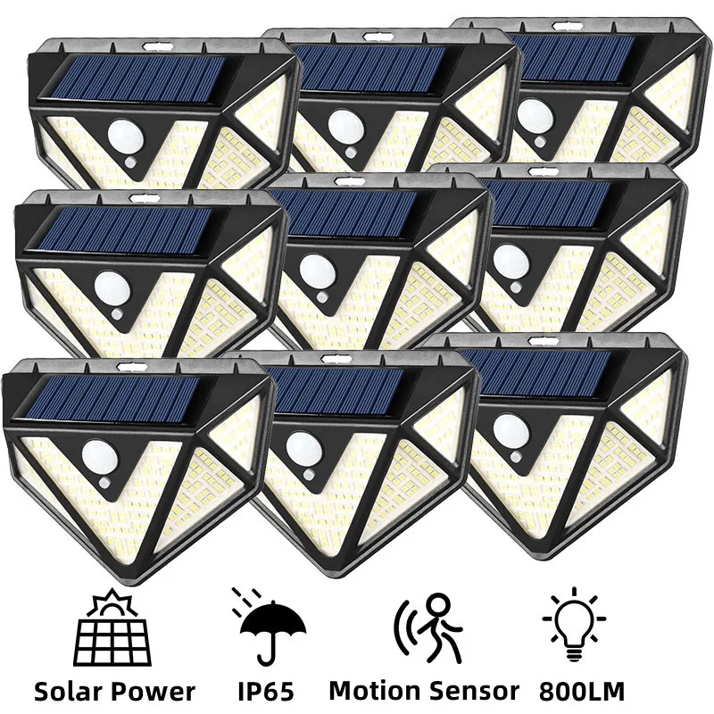 Solar Street Light Outdoor IP65 Waterproof PIR Motion Sensor Lighting Security Lamp 166 LEDs Solar Power Wall Light For Garden
Solar Street Light Outdoor IP65 Waterproof PIR Motion Sensor Lighting Security Lamp 166 LEDs Solar Power Wall Light For Garden