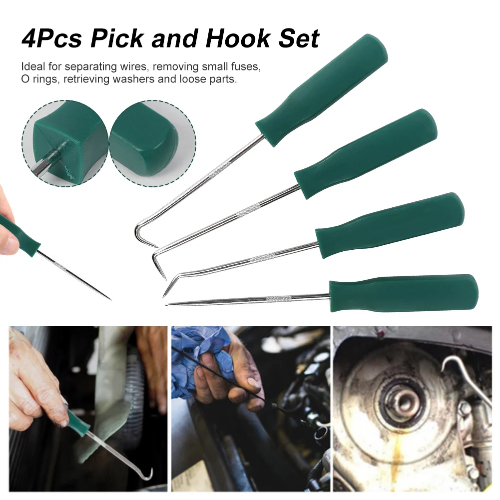 4Pcs 140mm Oil Seal Screwdrivers Set Car Auto Vehicle Pick Hooks For Garages General-Plumbers Mechanics Workshop Car Repair Tool
4Pcs 140mm Oil Seal Screwdrivers Set Car Auto Vehicle Pick Hooks For Garages General-Plumbers Mechanics Workshop Car Repair Tool