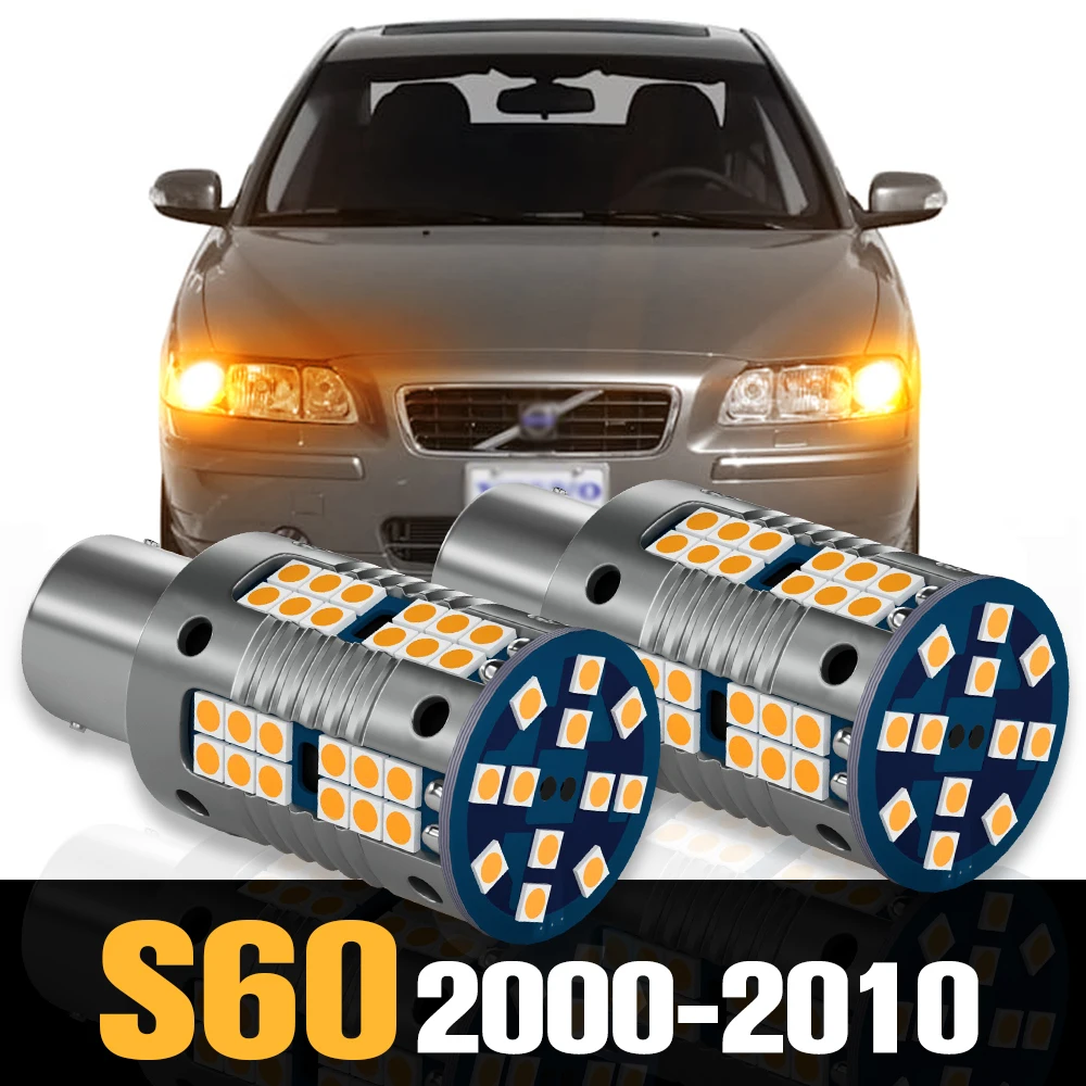 2pcs Canbus LED Front Turn Signal Light Lamp Accessories For Volvo S60 I 2000-2010 2001 2002 2003 2004 2005 2006 2007 2008 2009
2pcs Canbus LED Front Turn Signal Light Lamp Accessories For Volvo S60 I 2000-2010 2001 2002 2003 2004 2005 2006 2007 2008 2009