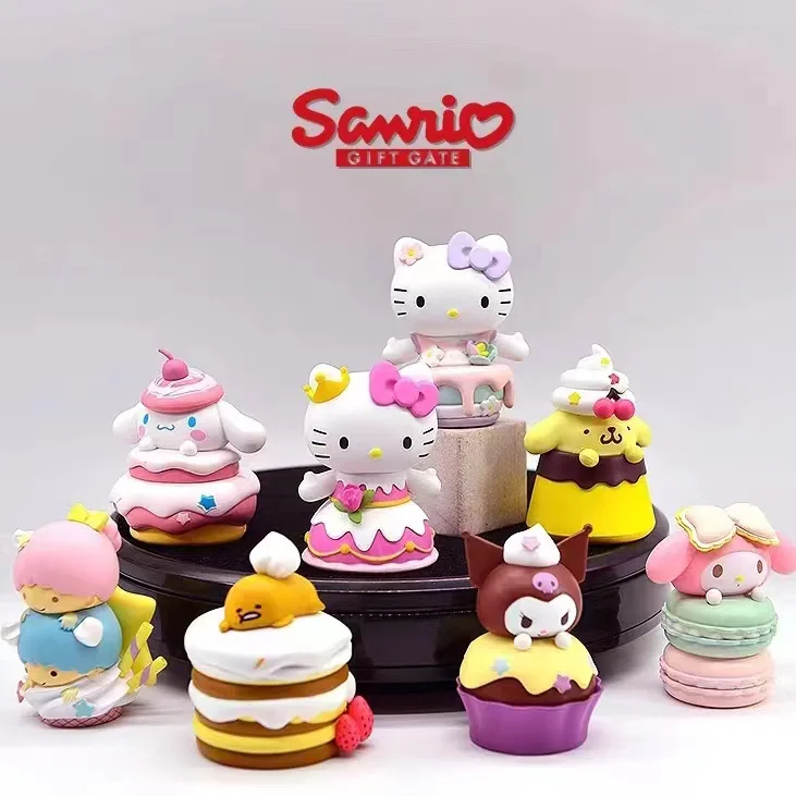 Anime Sanrio Kuromi Cinnamoroll My Melody Cartoon Cake Series Action Figures Model Toy Collection Decoration Doll Birthday Gift
Anime Sanrio Kuromi Cinnamoroll My Melody Cartoon Cake Series Action Figures Model Toy Collection Decoration Doll Birthday Gift