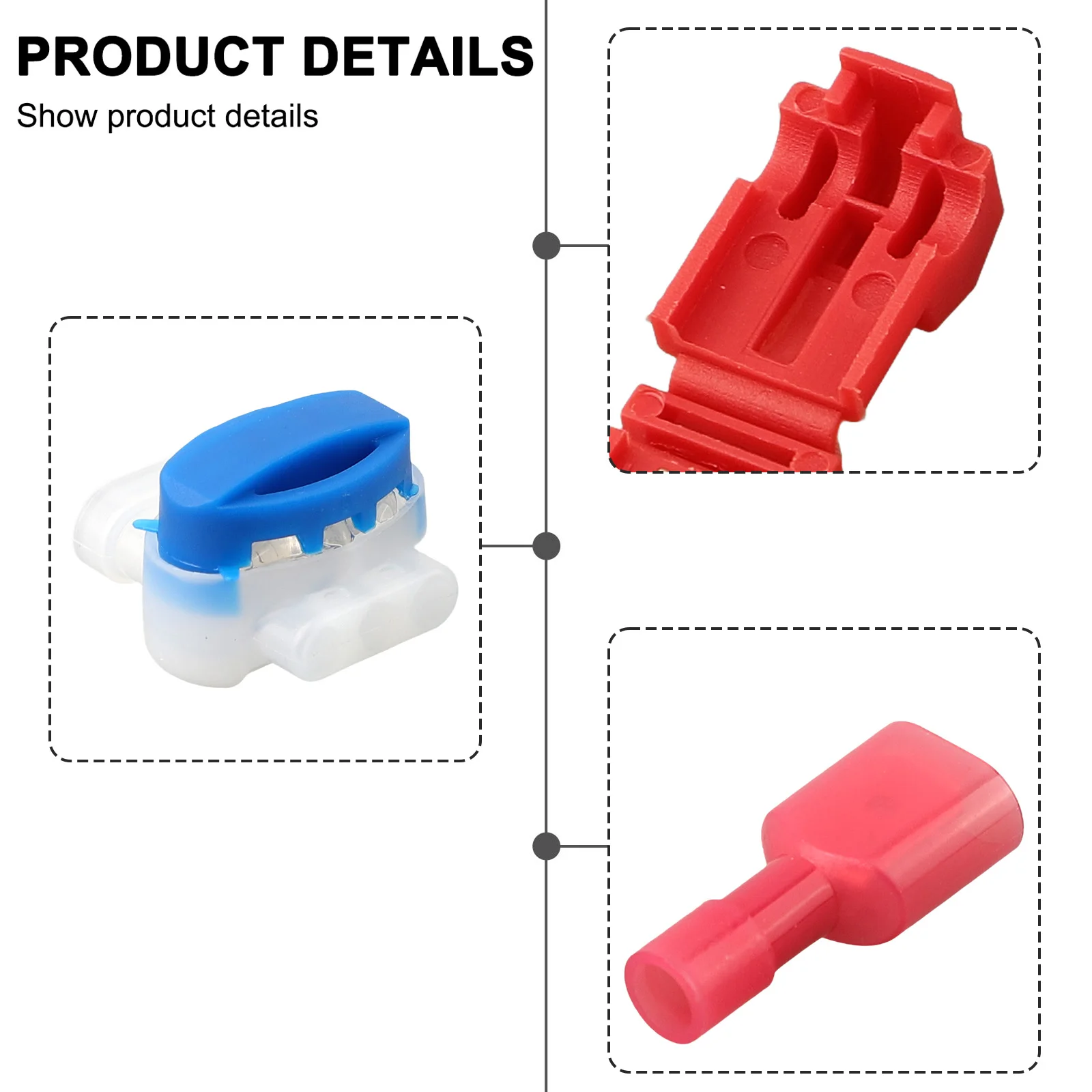 20pcs Wire Connectors With 12pcs Terminals Cable Repair For Robotic Lawn Mowers Garden Power Tool Lawn Mower Cable Accessories
20pcs Wire Connectors With 12pcs Terminals Cable Repair For Robotic Lawn Mowers Garden Power Tool Lawn Mower Cable Accessories