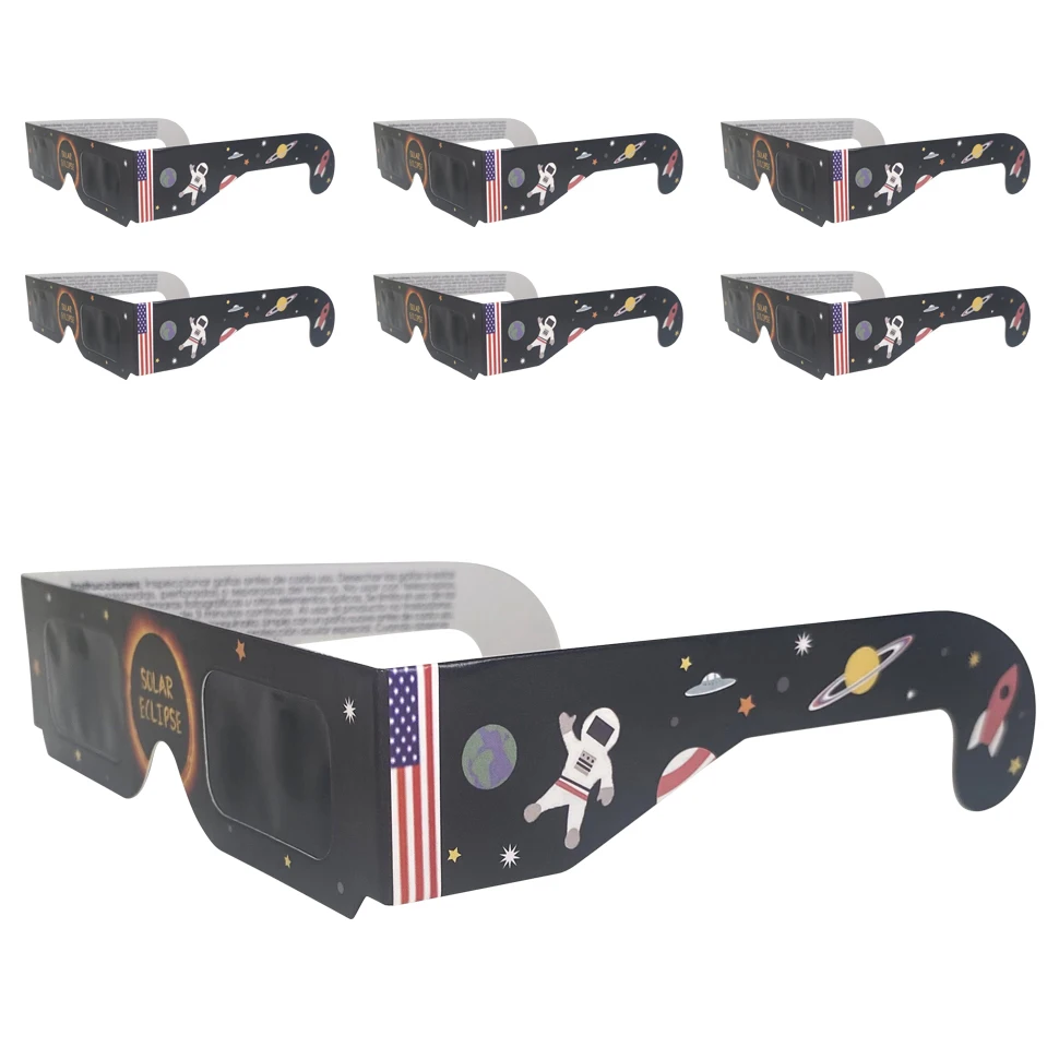 500 x Total Solar Eclipse Glasses Paper Solar Eclipse Glasses for Viewing Frame Protect Your Eyes From Solar Eclipse
500 x Total Solar Eclipse Glasses Paper Solar Eclipse Glasses for Viewing Frame Protect Your Eyes From Solar Eclipse