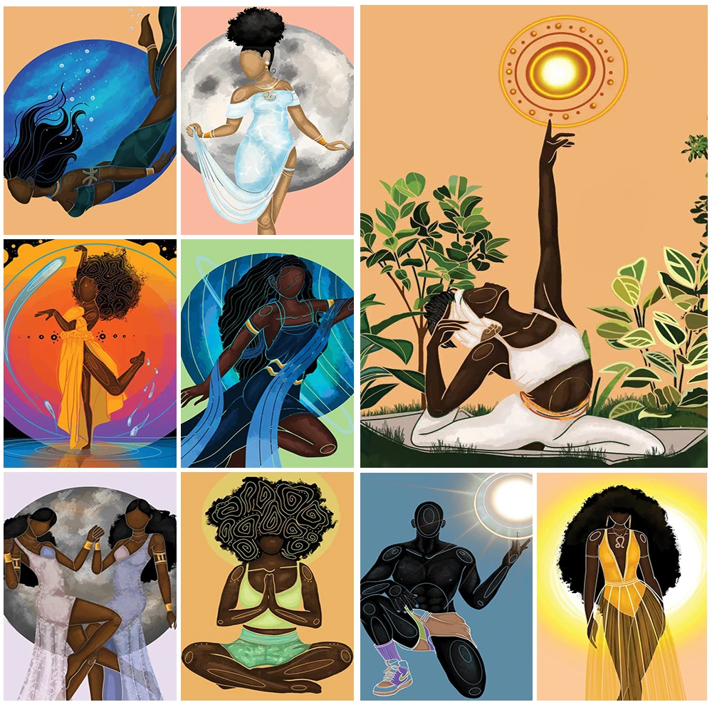 Black Girl Yoga Sexy Woman Posters Meditation Prints Wall Art Canvas Painting Home Decor Wall Pictures For Living Room Unframed
Black Girl Yoga Sexy Woman Posters Meditation Prints Wall Art Canvas Painting Home Decor Wall Pictures For Living Room Unframed