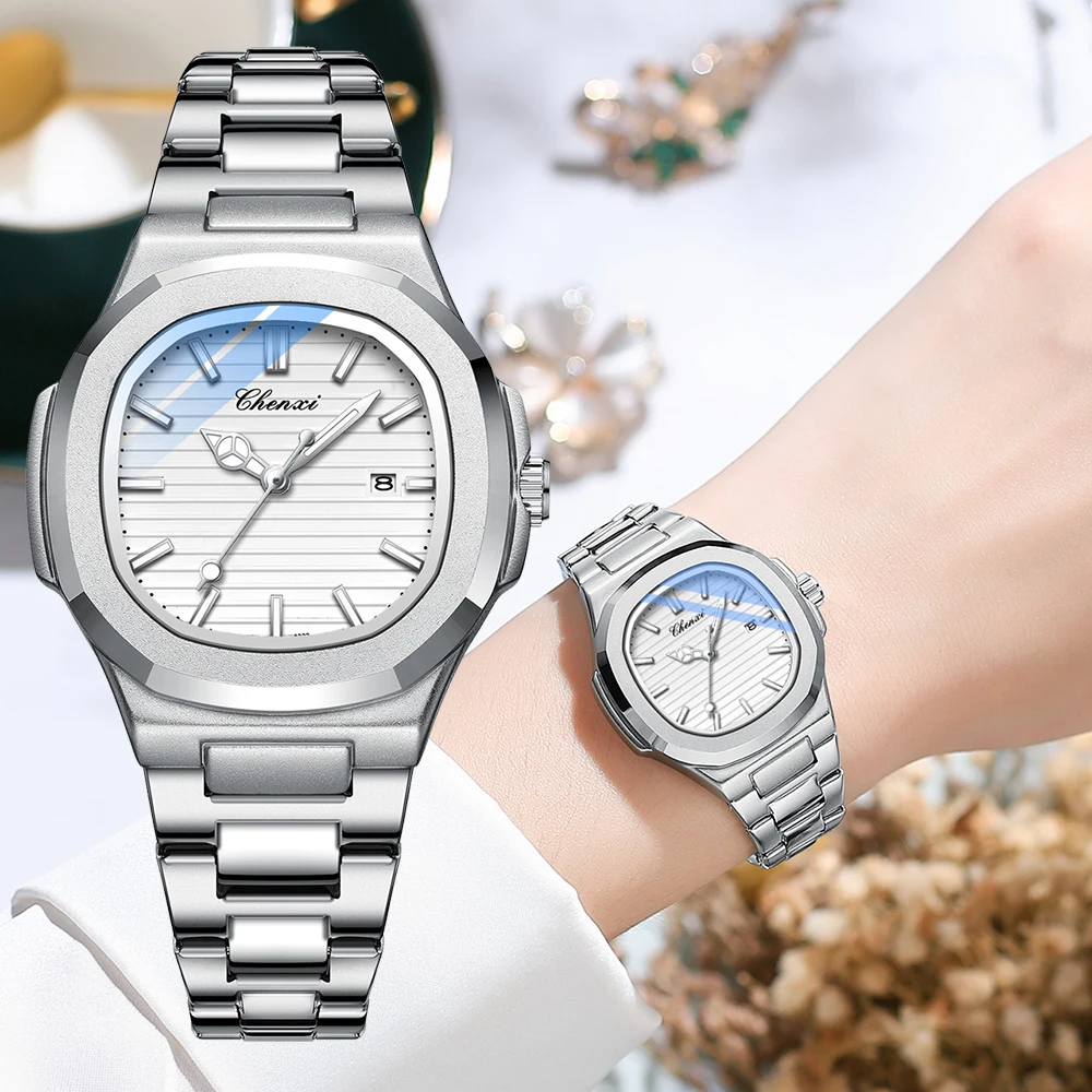 

2023 CHENXI Women Watch New Luxury Fashion Steel Band Quartz Waterproof Clock Elegant Wrist Watches For Women Relogio Feminino