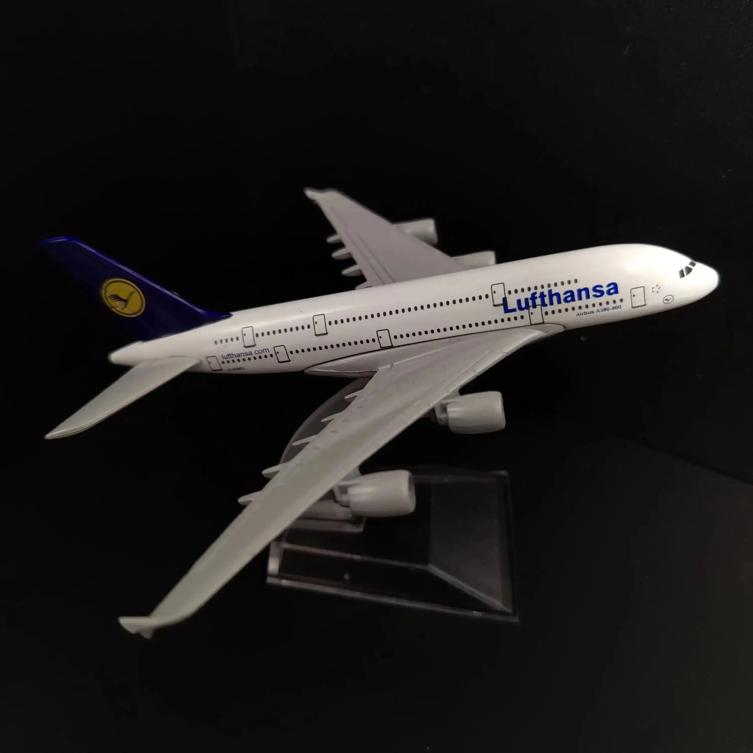 

Масштаб 1:400, Lufthansa A380, копия металлического самолета 15 см, литая модель самолета, миниатюрная авиационная игрушка в подарок