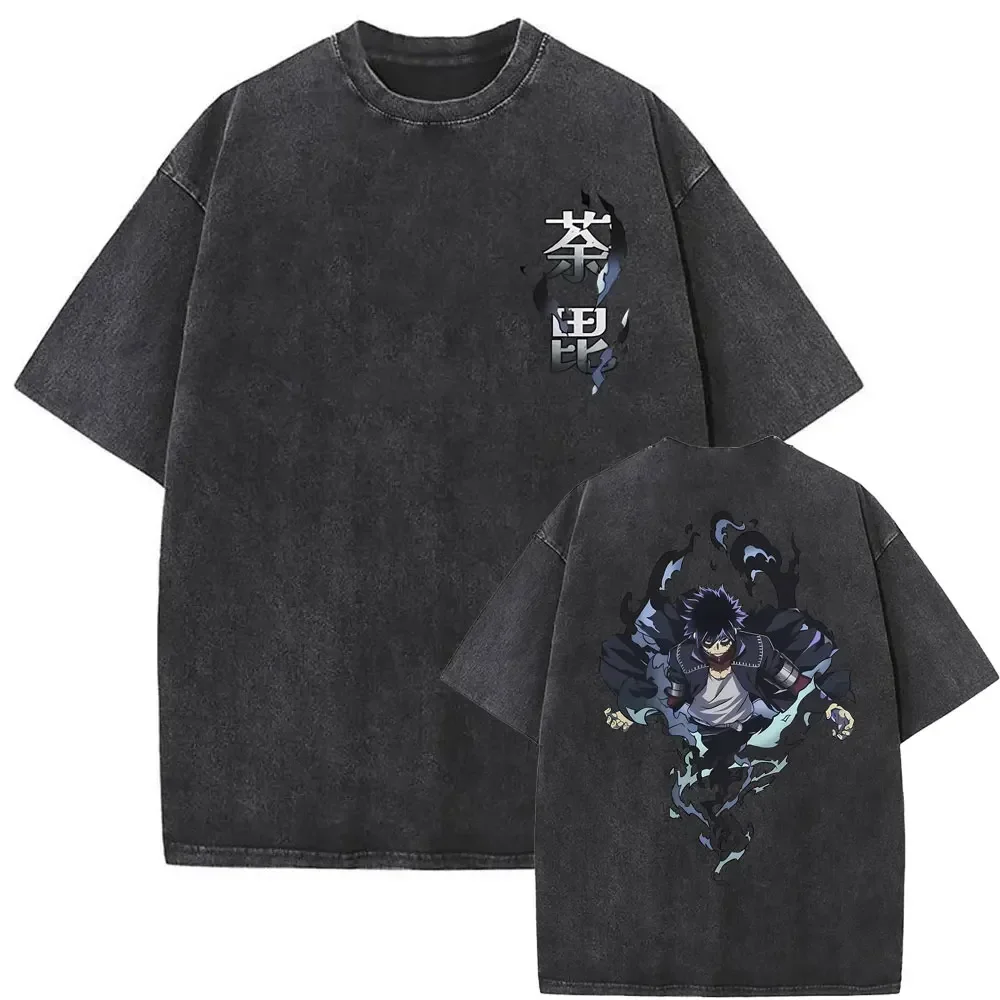 Washed Vintage Anime My Hero Academia Dabi Graphic Tshirt Manga Fashion Short Sleeve Men's Oversized T-shirts Male Casual Tees
Washed Vintage Anime My Hero Academia Dabi Graphic Tshirt Manga Fashion Short Sleeve Men's Oversized T-shirts Male Casual Tees