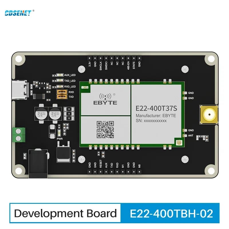 

Test board LoRa Module UART TO USB 433/470MHz CDSENT E22-400TBH-02 5W 25Km Long Distance Development Board Test Kit