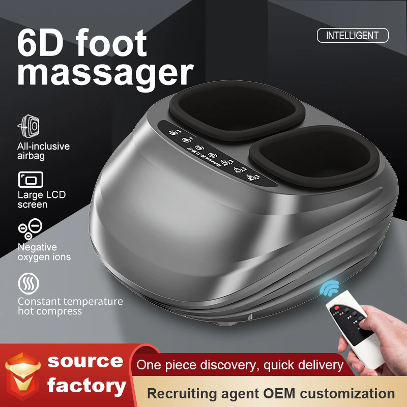 

Electric Foot Massager Heating Therapy Shiatsu Deep Kneading Roller Air Bag Massage Machine Relief Chronic Pain Muscle Tension