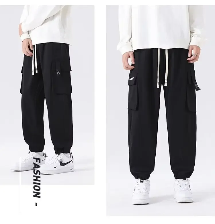 

n-style high street broad-legged cargo pants men's casual fashion brand baggy straight pants