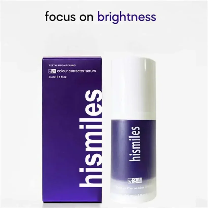 Hismiles Teeth Whitening V34 Purple Toothpaste Colour Corrector Tooth Whitening Product Cleans Oral Cavity Removing Smoke Stains
Hismiles Teeth Whitening V34 Purple Toothpaste Colour Corrector Tooth Whitening Product Cleans Oral Cavity Removing Smoke Stains
