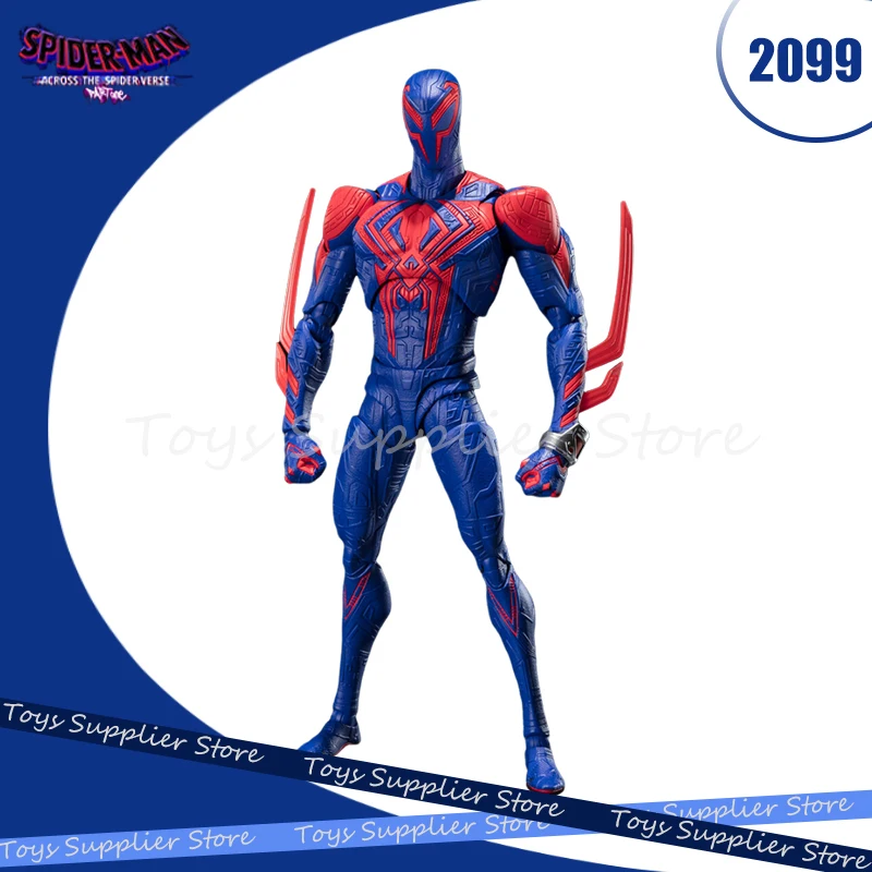 

Spider Man Anime Figure Spiderman 2099 Shf Action Figurine Miguel Figure Ct Version Across The Spider Verse Part One Collect Toy