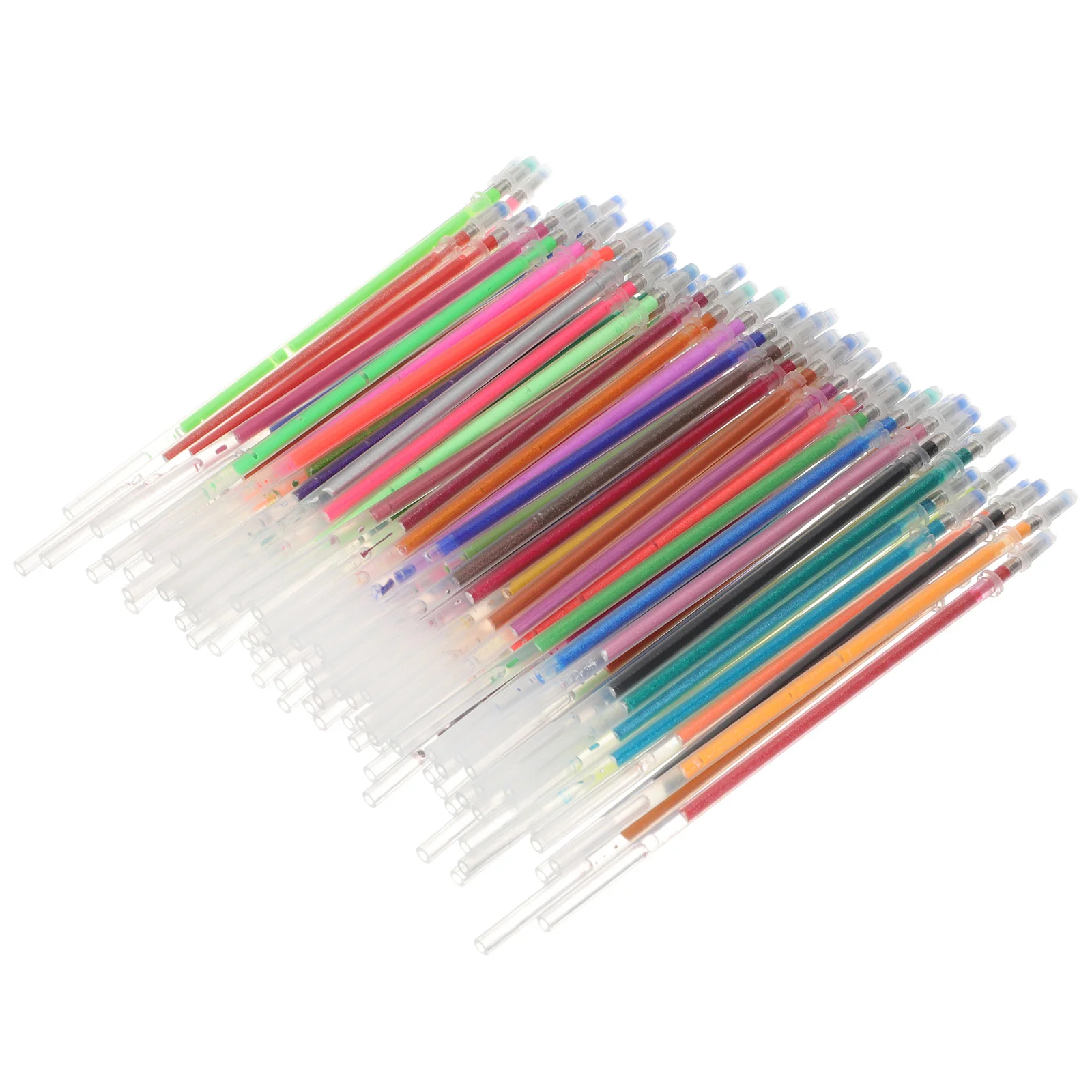 

84 Pcs Gel Refill Set Colored Pen Refills Students Supplies Fluorescence Creative Pens Plastic Colorful Neutral