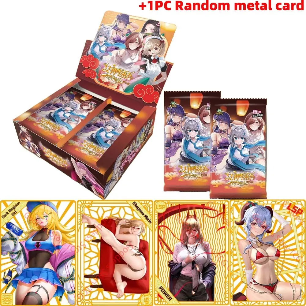 

2023 Newest GoddessS story 1m08Card +Metal Card Swimsuit Bikini Feast Booster Box Doujin Toys And Hobbies Gift