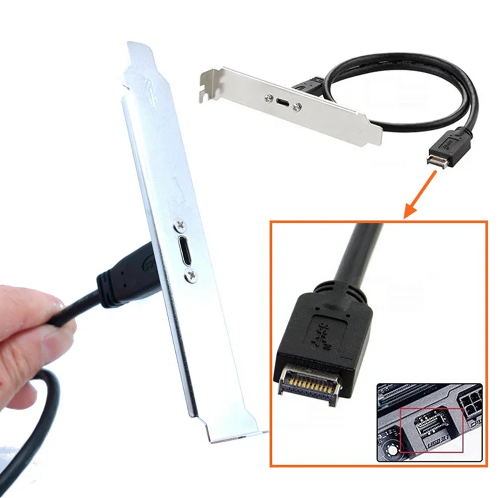 0.4 M USB 3.1 Front Panel Header to USB-C Type-C Female Extension Cable 40cm with Panel Mount Screw 40cm
0.4 M USB 3.1 Front Panel Header to USB-C Type-C Female Extension Cable 40cm with Panel Mount Screw 40cm