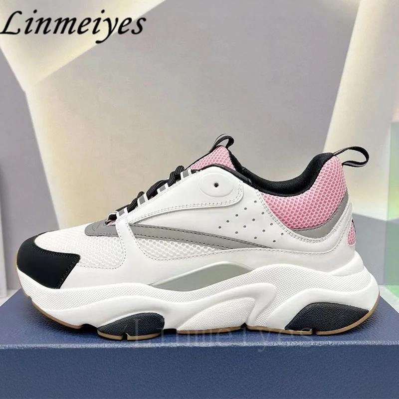 Hot Sales Patchwork Casual Sneakers Women Lace-up Round Toe Running Shoes Men Autumn Comfort Ventilate Flat Walk Shoes Unisex
Hot Sales Patchwork Casual Sneakers Women Lace-up Round Toe Running Shoes Men Autumn Comfort Ventilate Flat Walk Shoes Unisex