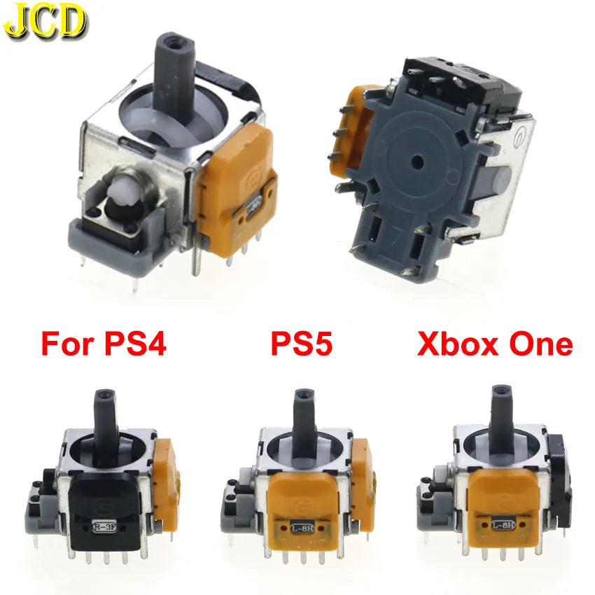 

JCD 1 Piece 3D Analog Stick Sensor Potentiometer Module Hall Effect Rocker Joystick For PS4 PS5 Xbox One Controller