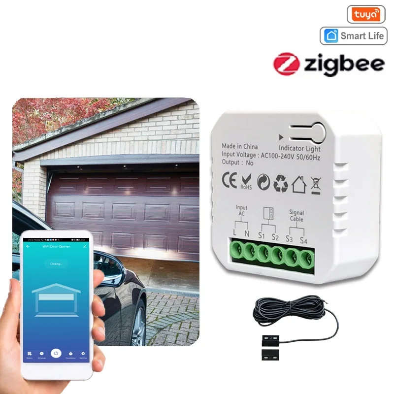 Door Opener Door Controls 46*46*18mm App Remote Control Home Security Intelligent Smart Garage Switch Smart Sensors
Door Opener Door Controls 46*46*18mm App Remote Control Home Security Intelligent Smart Garage Switch Smart Sensors