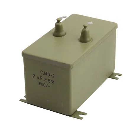 CJ40-2 CJ41 0,47 uF 1uF 2uF 4uF 6uF 630V 1000V 1600V 2000V 5% наконечники припоя, металлизированная бумага в масляном конденсаторе
CJ40-2 CJ41 0,47 uF 1uF 2uF 4uF 6uF 630V 1000V 1600V 2000V 5% наконечники припоя, металлизированная бумага в масляном конденсаторе