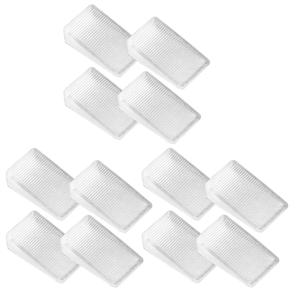 

Door Bottom Stopper Block Wedge Doorstops Furniture Leveling Shims PVC Table Shims DIY Wedge Levelers