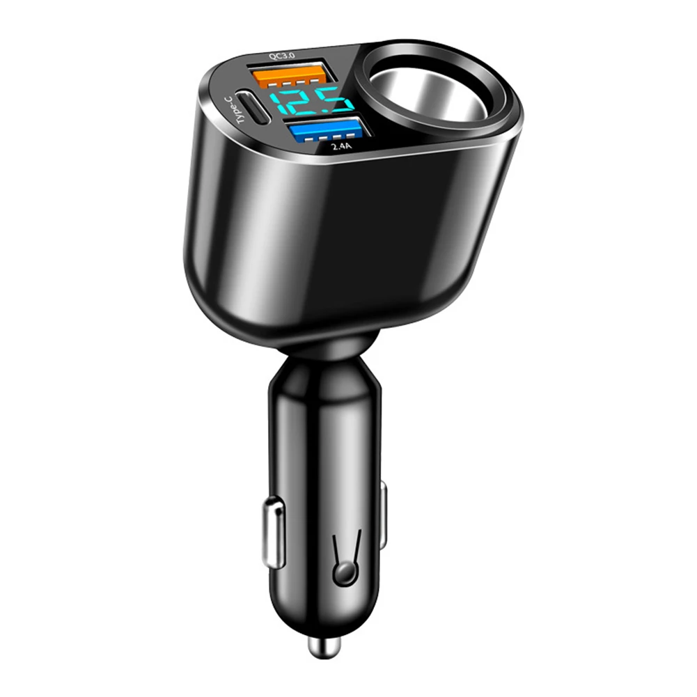 Auto Car Car Splitter Charger Universal Accessorie 1 PC 12-24V Black Car Socket Splitter Charger QC3.0 USB Port
Auto Car Car Splitter Charger Universal Accessorie 1 PC 12-24V Black Car Socket Splitter Charger QC3.0 USB Port