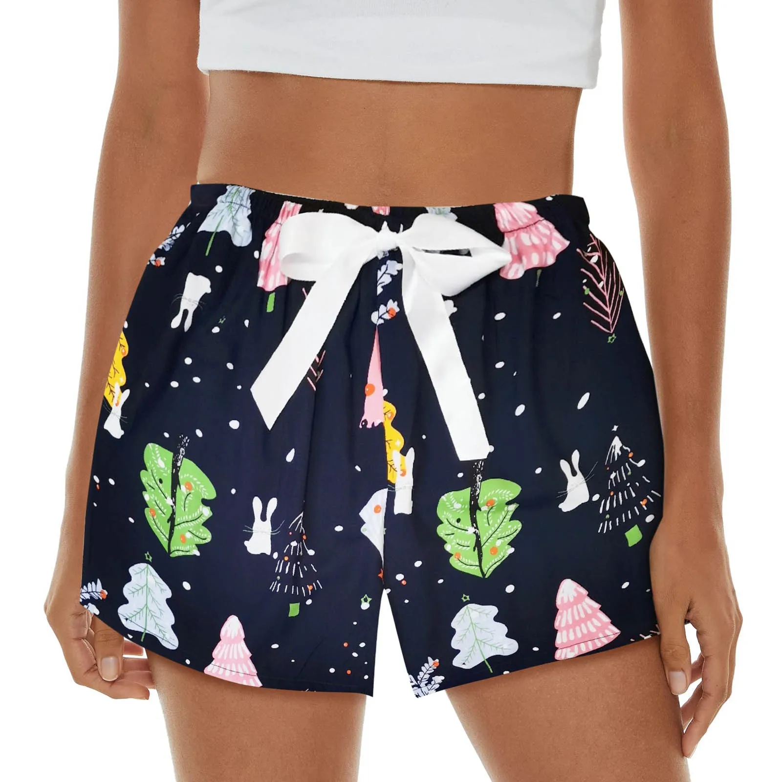 Summer Women Sport Beach Shorts Lightweight Floral Printed Elastic Waist Lounge Bottoms Drawstrings Vintage Loose Shorts Female
Summer Women Sport Beach Shorts Lightweight Floral Printed Elastic Waist Lounge Bottoms Drawstrings Vintage Loose Shorts Female