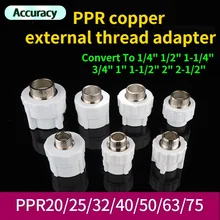 PPR Convert To 1/4" 1/2" 1-1/4" 3/4" 1" 1-1/2" 2" 2-1/2" Brass Adapter External Thread Adapters Change Diameter Pipe Fittings
PPR Convert To 1/4" 1/2" 1-1/4" 3/4" 1" 1-1/2" 2" 2-1/2" Brass Adapter External Thread Adapters Change Diameter Pipe Fittings