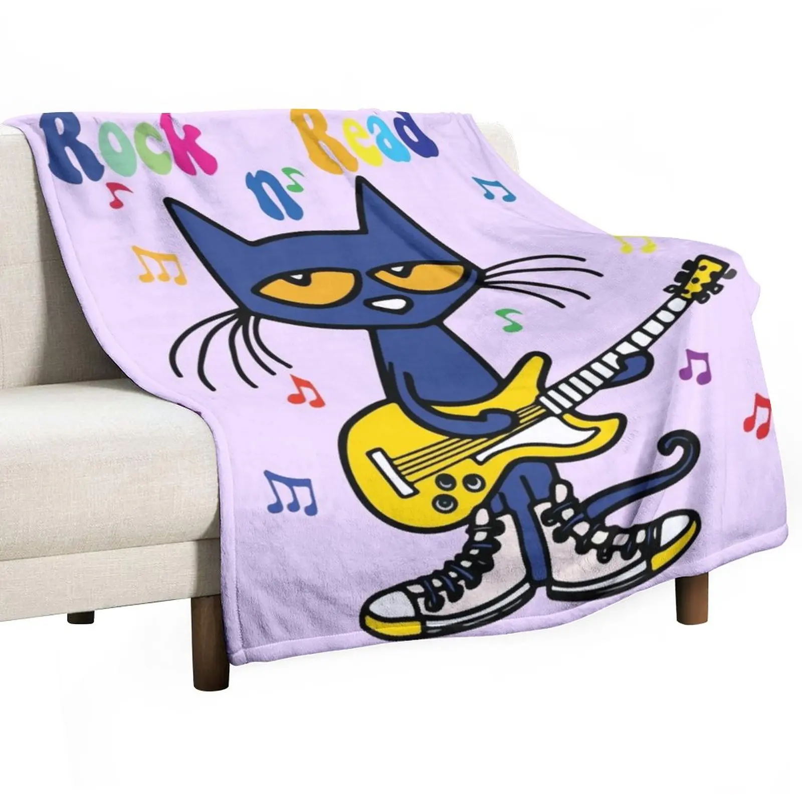 Rock and Read Pete the Cat with his yellow Guitar and white Shoes Throw Blanket Plaid Tourist Blanket Luxury Blanket
Rock and Read Pete the Cat with his yellow Guitar and white Shoes Throw Blanket Plaid Tourist Blanket Luxury Blanket