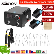 100W Woodburner Wood Burning Tool Kit Adjustable 0-650℃ Woodburning Pyrography Pen Machine Set Electric Soldering Iron 100W Woodburner Wood Burning Tool Kit Adjustable 0-650℃ Woodburning Pyrography Pen Machine Set Electric Soldering Iron