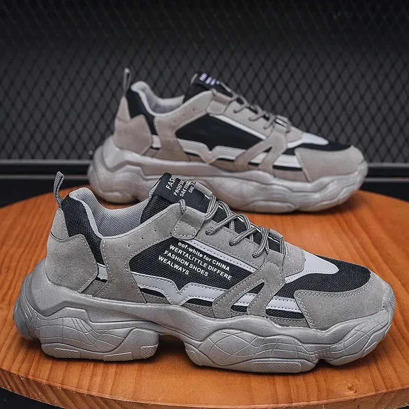 Men's Casual Sneakers Fashion Platform Shoes Men's Outdoor Lace Up Sneakers Comfortable Breathable Running Shoes Tenis Masculino
Men's Casual Sneakers Fashion Platform Shoes Men's Outdoor Lace Up Sneakers Comfortable Breathable Running Shoes Tenis Masculino