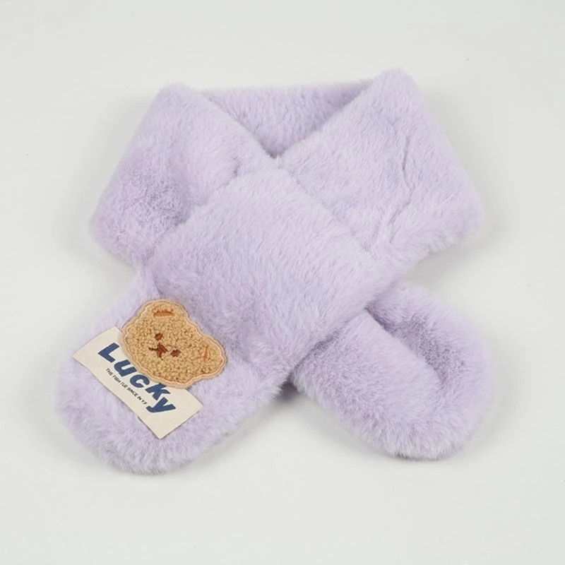 Детский толстый шейный платок Lovely Bear, удобный теплый платок, ветрозащитный длинный шейный платок с перекрестными вставками для активного отдыха 
Детский толстый шейный платок Lovely Bear, удобный теплый платок, ветрозащитный длинный шейный платок с перекрестными вставками для активного отдыха