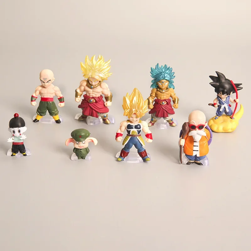 8PCS/SET Dragon Ball Z Anime Figure Goku Kame Sennin Tien Shinhan Chiaotzu Action Figure PVC Figurines Model Doll Gift Kids Toys
8PCS/SET Dragon Ball Z Anime Figure Goku Kame Sennin Tien Shinhan Chiaotzu Action Figure PVC Figurines Model Doll Gift Kids Toys