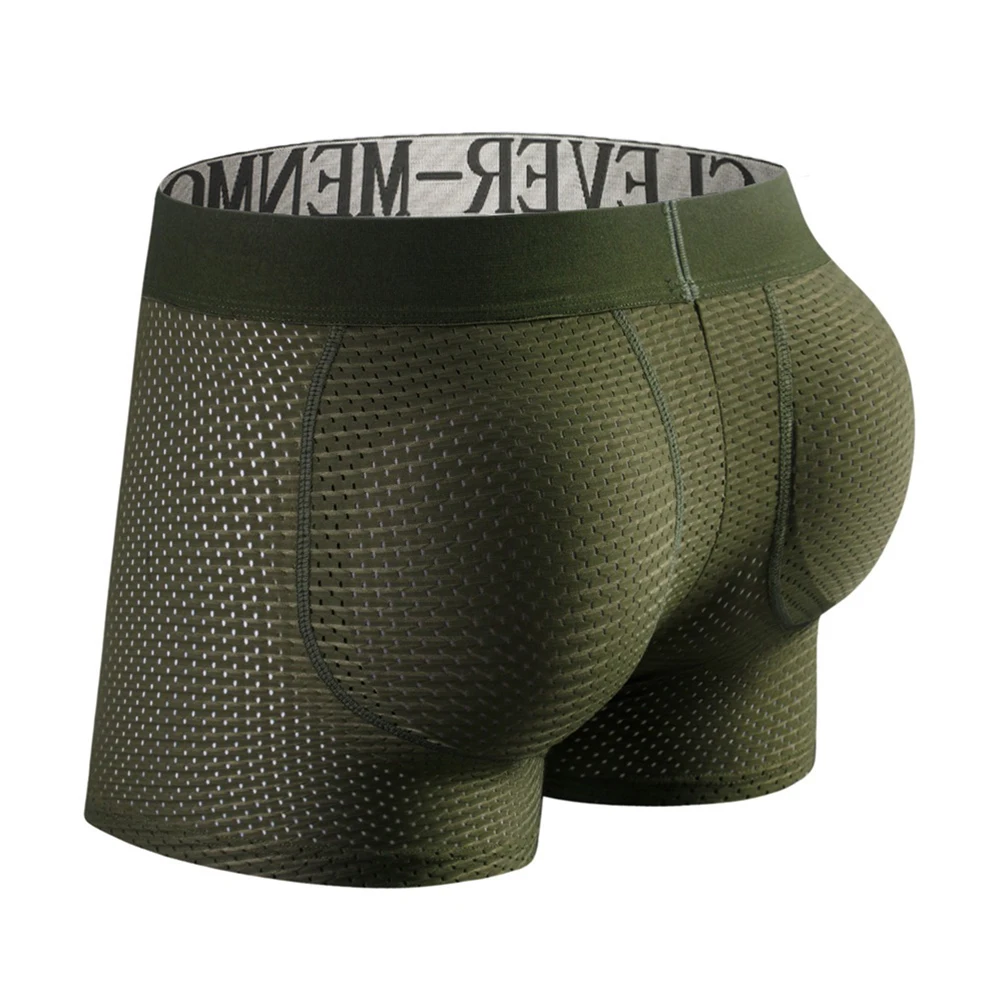 Men's Padded Underwear Sexy Butt Lifting Panties Boxer Shorts With Removable Pads Camouflage Mesh Breathable Shaperwear Push Up
Men's Padded Underwear Sexy Butt Lifting Panties Boxer Shorts With Removable Pads Camouflage Mesh Breathable Shaperwear Push Up