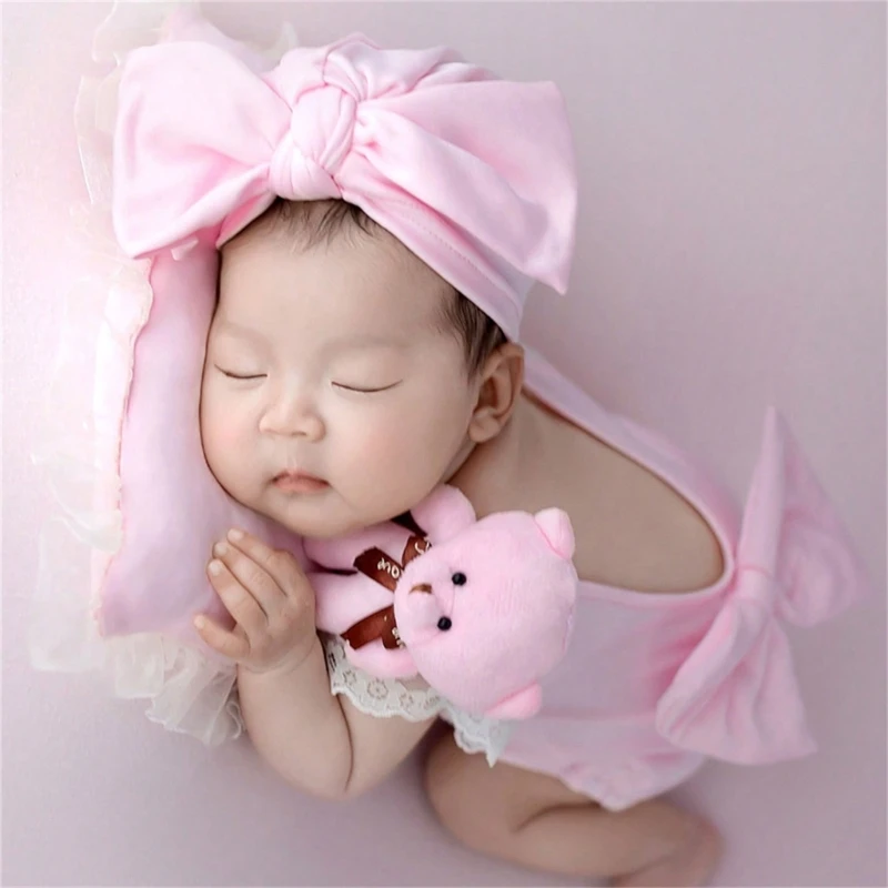 Baby Photography Clothing Photo Jumpsuit Bowknot Beanie Hat Backless Romper Elegant Onepiece Newborns Photoshooting Suit
Baby Photography Clothing Photo Jumpsuit Bowknot Beanie Hat Backless Romper Elegant Onepiece Newborns Photoshooting Suit