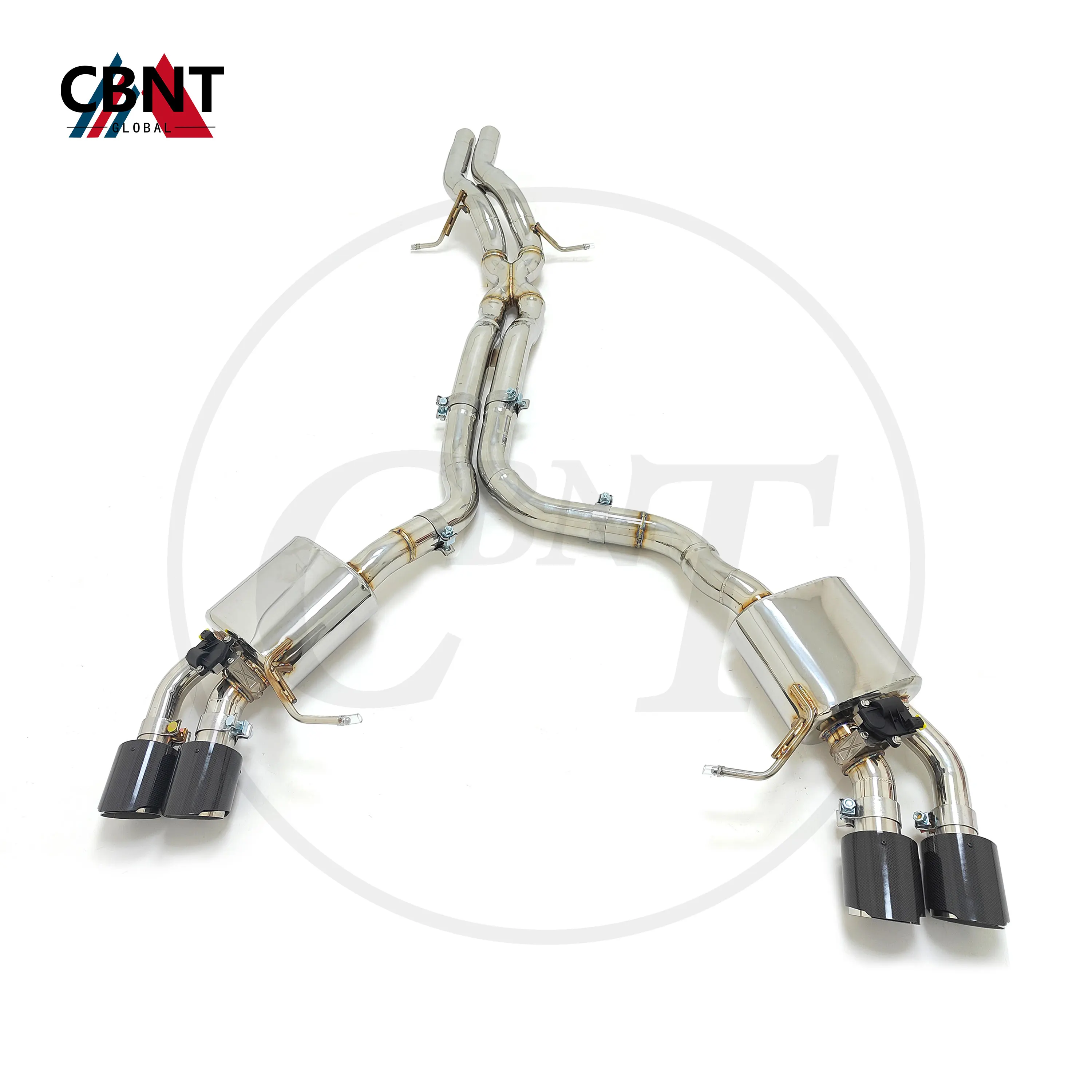 

CBNT Valved Catback for Porsche Macan GTS 3.0T 3.6T 2013-2018 High Quality SS304 Performance Exhaust Pipe with Valve Muffler