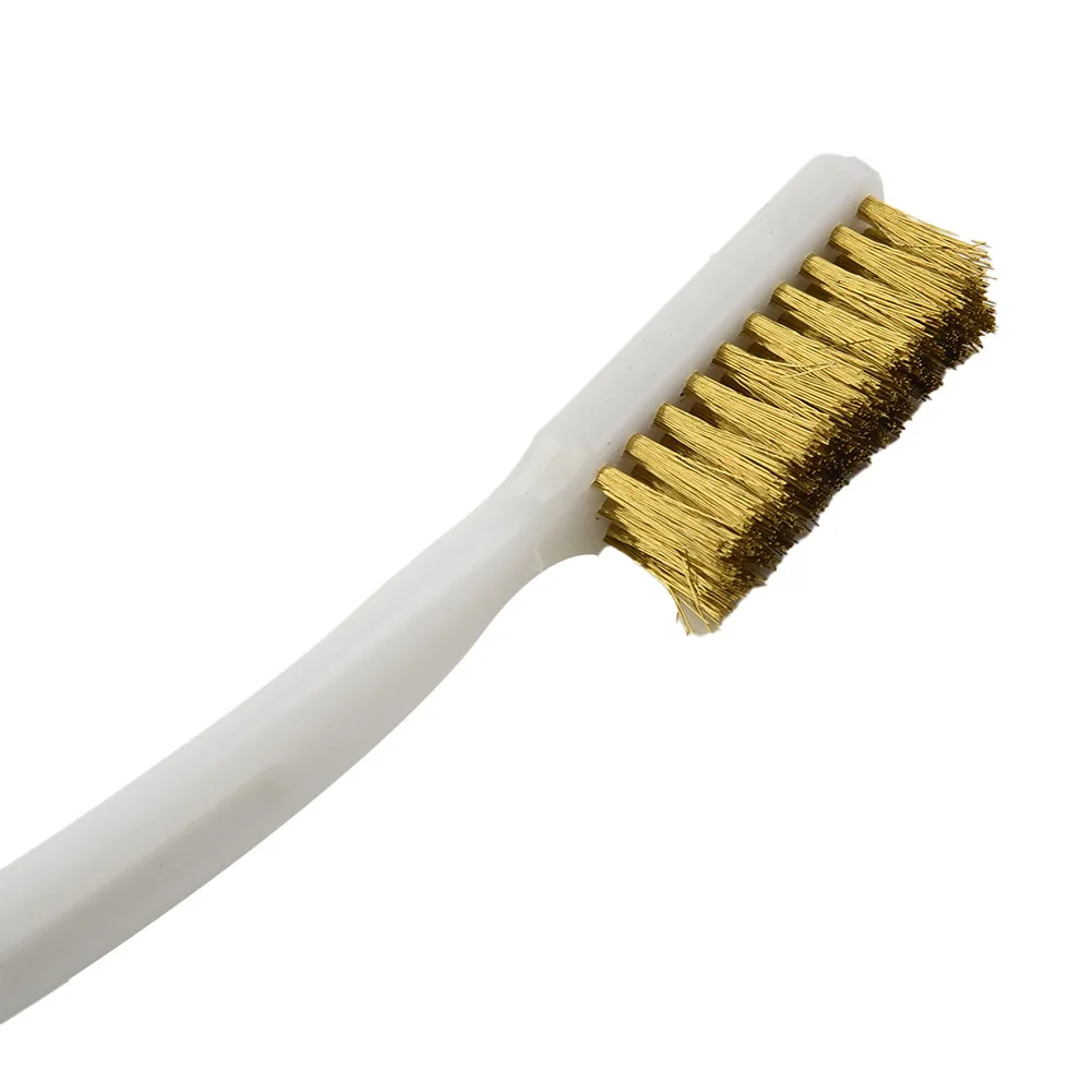 5pcs Brass Wire Brush 17.5*1.2*2cm Metal Remove Rust Brushes Industrial Metal Paint Rust Burring Cleaning Brush Hand Tools
5pcs Brass Wire Brush 17.5*1.2*2cm Metal Remove Rust Brushes Industrial Metal Paint Rust Burring Cleaning Brush Hand Tools
