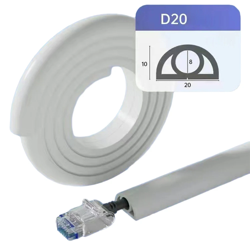 D20mm Floor Cable Cover PVC Cord Protector Self-Adhesive Power Cable Protector Extension Electric Wire Duct Slot Cable Manage
D20mm Floor Cable Cover PVC Cord Protector Self-Adhesive Power Cable Protector Extension Electric Wire Duct Slot Cable Manage