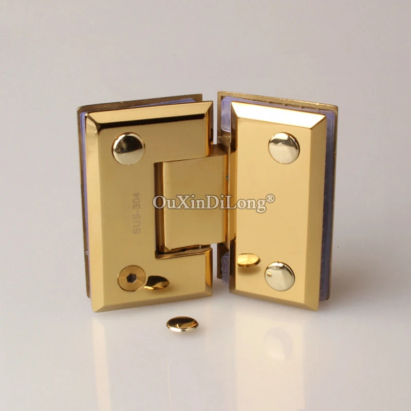 Luxury 1PCS 304 Stainless Steel Casting Frameless Shower Glass Door Hinges 135° Glass to Glass Clamp Hinges for 8-12mm
Luxury 1PCS 304 Stainless Steel Casting Frameless Shower Glass Door Hinges 135° Glass to Glass Clamp Hinges for 8-12mm