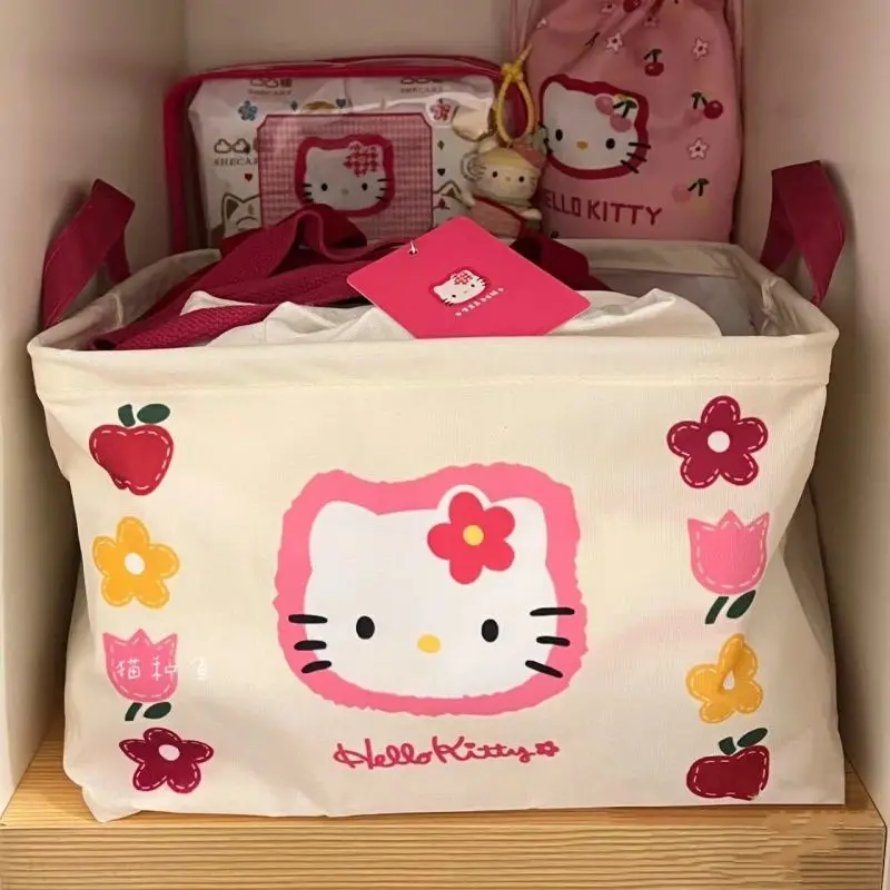 Sanrio Kawaii Anime New Hellokitty Clothes Storage Basket Cute Cartoon Large Capacity Underwear Sundries Storage Box Kids Toys
Sanrio Kawaii Anime New Hellokitty Clothes Storage Basket Cute Cartoon Large Capacity Underwear Sundries Storage Box Kids Toys