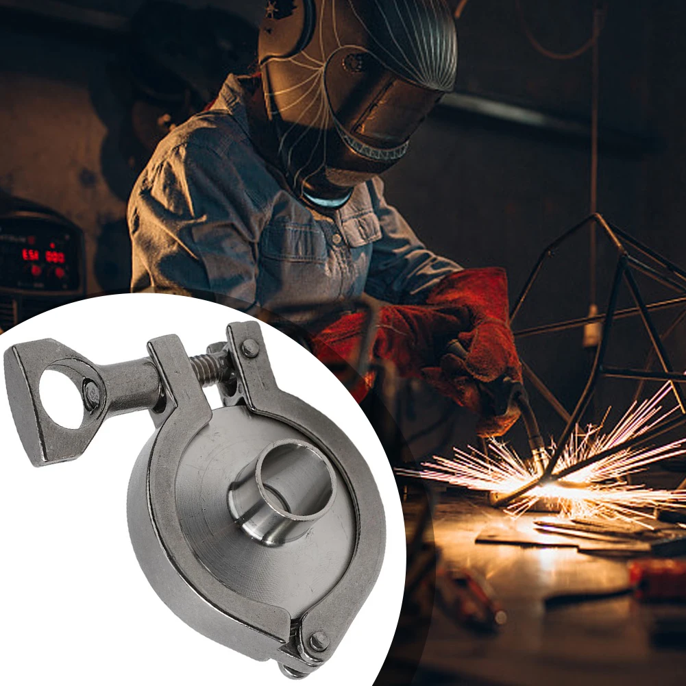 Parts Pipe Fittings SS304 Sanitary Weld Tri Clamp 19mm-102mm OD 3/4-4 In PTFE Gasket Stainless Steel 304 1 Set
Parts Pipe Fittings SS304 Sanitary Weld Tri Clamp 19mm-102mm OD 3/4-4 In PTFE Gasket Stainless Steel 304 1 Set