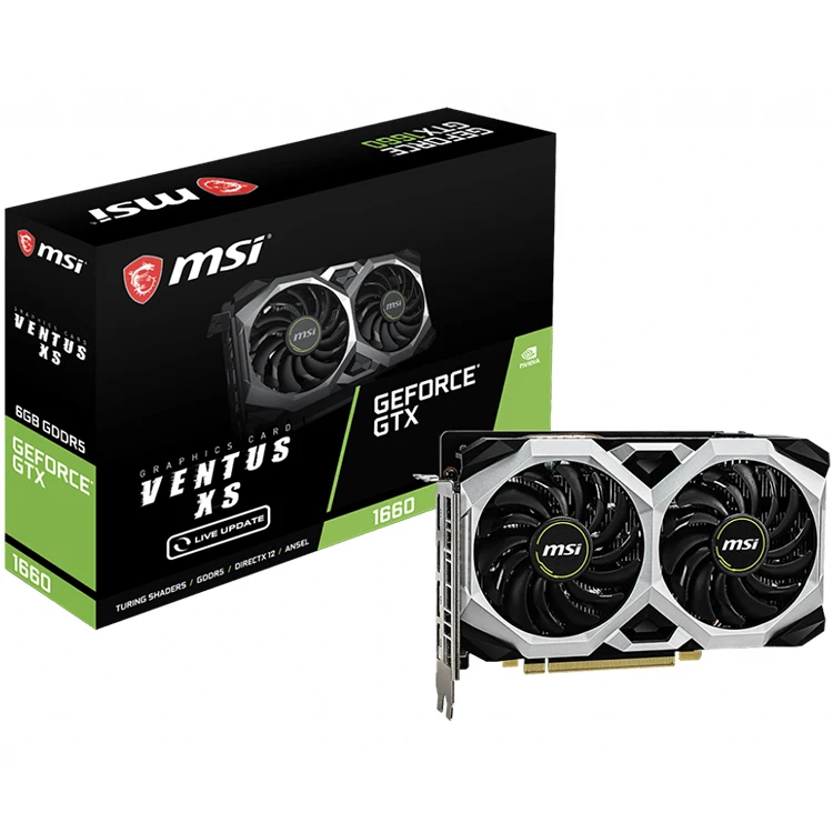 NVIDIA GeForce GTX 1660 XS 6G Used Graphics Card with 6GB GDDR5 Memory Support Display Port X 3 1.4 Output
NVIDIA GeForce GTX 1660 XS 6G Used Graphics Card with 6GB GDDR5 Memory Support Display Port X 3 1.4 Output
