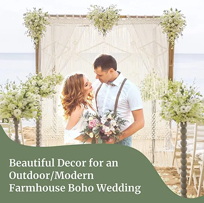 Large Handwoven Wedding Arch Backdrop - Boho Macrame Curtain 3 Sd73bd7d8912d49c5a5f15d0fe7d81aef0