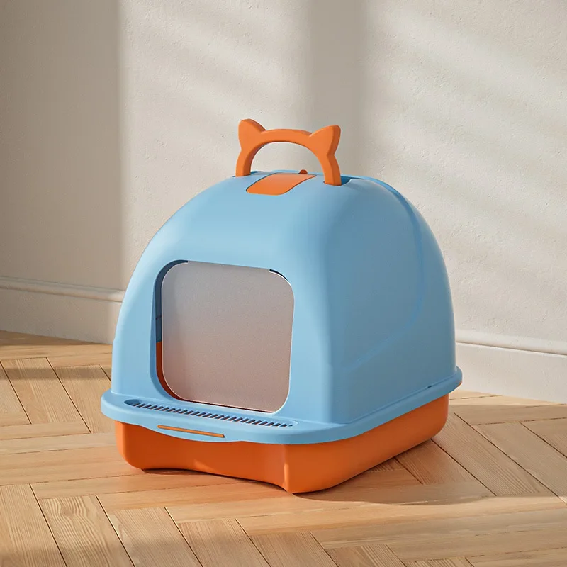 Anti Sand Fully Enclosed Cat Litter Box Flip Type Oversized Portable Large Moder Isolation Entrance Kuweta Cat Litter Furniture
Anti Sand Fully Enclosed Cat Litter Box Flip Type Oversized Portable Large Moder Isolation Entrance Kuweta Cat Litter Furniture