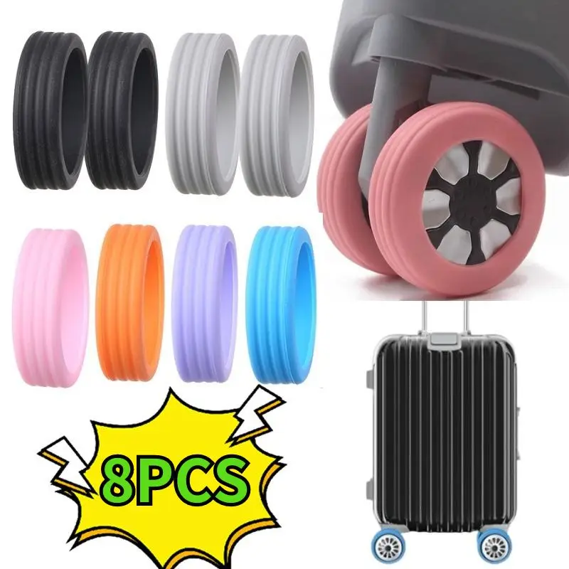 New 8/4PCS Luggage Wheels Protector Silicone Wheels Caster Shoes Travel Luggage Suitcase Reduce Noise Wheels Cover Accessories
New 8/4PCS Luggage Wheels Protector Silicone Wheels Caster Shoes Travel Luggage Suitcase Reduce Noise Wheels Cover Accessories
