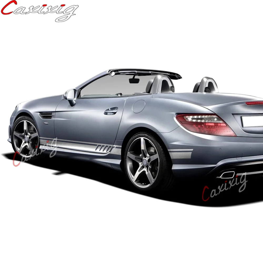 Наклейка на дверь автомобиля, боковая юбка, полоса, наклейка для Mercedes Benz SLK SLC Class R170 R171 R172 AMG SLK200 250 55, аксессуары
Наклейка на дверь автомобиля, боковая юбка, полоса, наклейка для Mercedes Benz SLK SLC Class R170 R171 R172 AMG SLK200 250 55, аксессуары