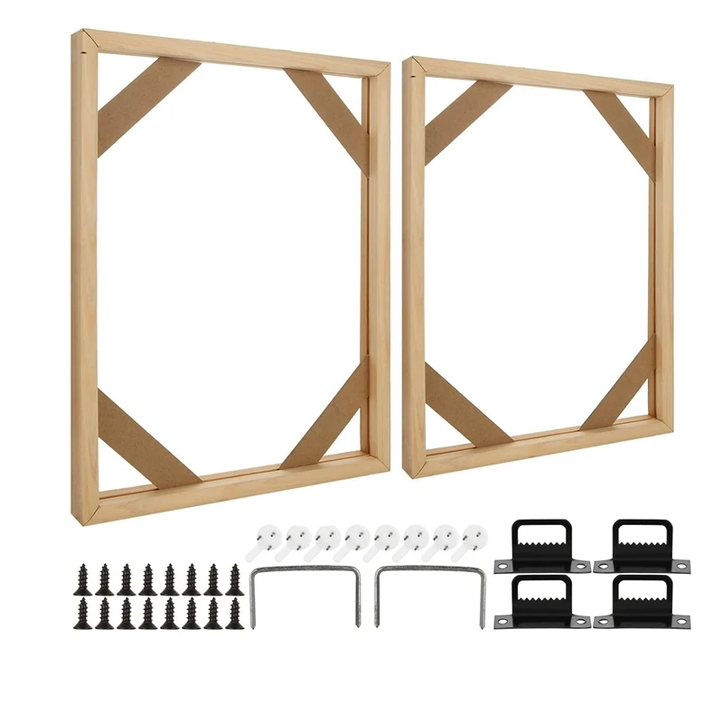 2 Set DIY Solid Wood Canvas Frame Kit, 16X20 Inch Canvas Frame Stretcher Bars Wood For Oil Paintings, Prints And Posters Durable
2 Set DIY Solid Wood Canvas Frame Kit, 16X20 Inch Canvas Frame Stretcher Bars Wood For Oil Paintings, Prints And Posters Durable