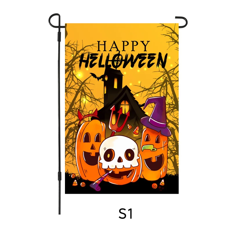 Halloween Garden Flag Pumpkin Festival Flag Garden Flag Party Decoration Polyester Fabric Double sided Garden Flag
Halloween Garden Flag Pumpkin Festival Flag Garden Flag Party Decoration Polyester Fabric Double sided Garden Flag