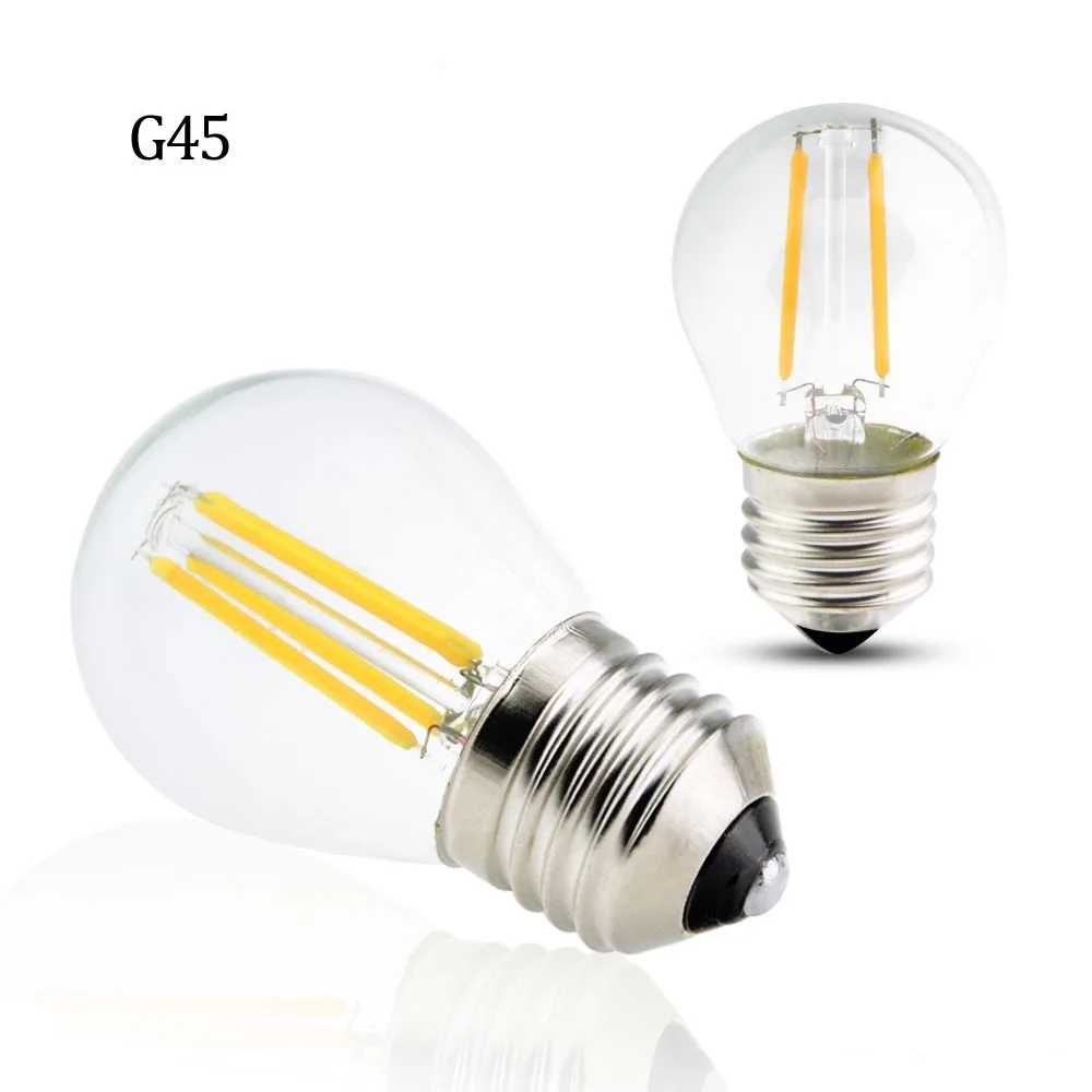 Antique LED E27 Bulb Retro Lamp 220V 4W 8W 12W 16W LED Filament Light G45 Glass Ball Bombillas LED Bulb Edison Candle Light
Antique LED E27 Bulb Retro Lamp 220V 4W 8W 12W 16W LED Filament Light G45 Glass Ball Bombillas LED Bulb Edison Candle Light