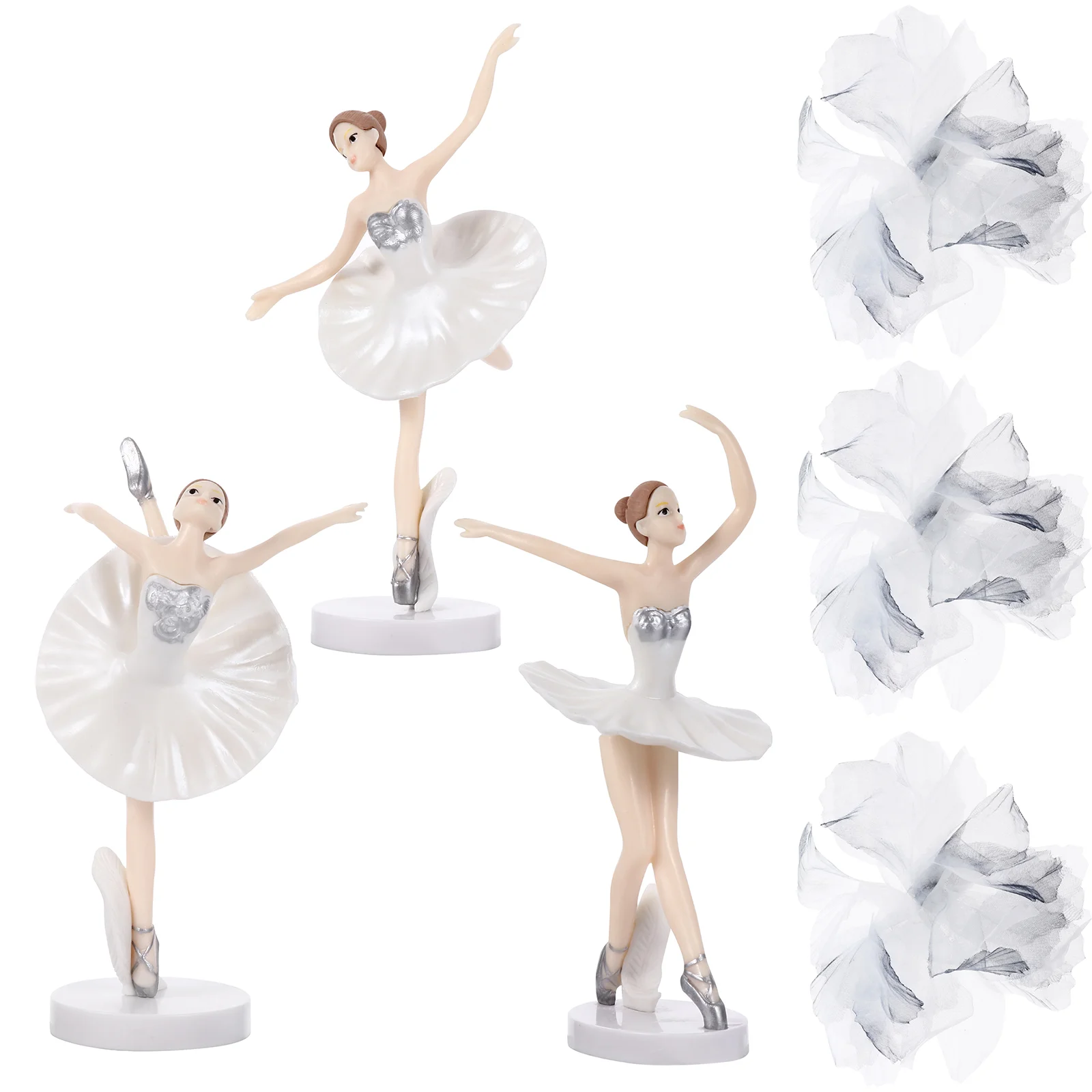 Beautiful Cake Decorations Elegant Ballerina Adornment Set Plastic Dancing Girl Crafts Figurines
Beautiful Cake Decorations Elegant Ballerina Adornment Set Plastic Dancing Girl Crafts Figurines