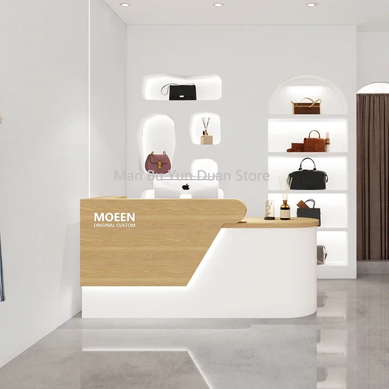 Simplicity Modern Reception Desk Cashier Clothing Store Desk Reception Beauty SalonBeautysalon Meubilair Luxury Furniture
Simplicity Modern Reception Desk Cashier Clothing Store Desk Reception Beauty SalonBeautysalon Meubilair Luxury Furniture